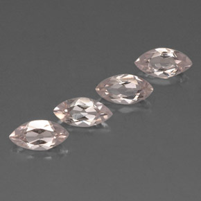 Gemas de morganita rosa natural de  ct, marquesa, VVS