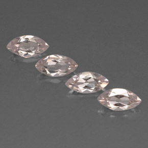 Gemas de morganita rosa natural de  ct, marquesa, VVS