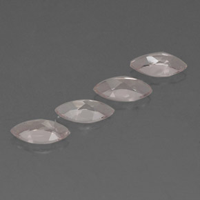 Gemas de morganita rosa natural de  ct, marquesa, VVS