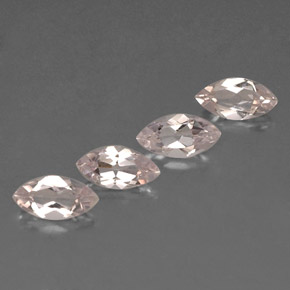 Gemas de morganita rosa natural de  ct, marquesa, VVS