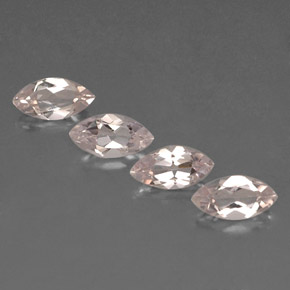 Gemas de morganita rosa natural de  ct, marquesa, VVS