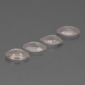 Gemas de Morganita Rosado claro natural de  ct, Marquesa, VVS