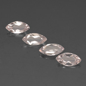 Gemas de morganita rosa natural de  ct, marquesa, VVS
