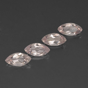 Gemas de morganita rosa natural de  ct, marquesa, VVS