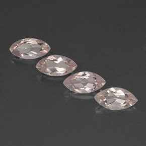 Gemas de morganita rosa natural de  ct, marquesa, VVS