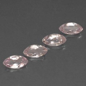 Gemas de morganita rosa natural de 2,04 ct, marquesa, VVS