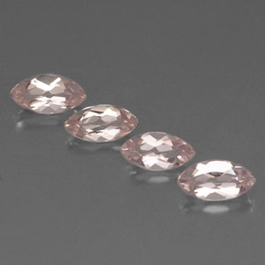 Gemas de morganita rosa natural de  ct, marquesa, VVS