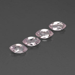Gemas de morganita rosa natural de 2,06 ct, marquesa, VVS