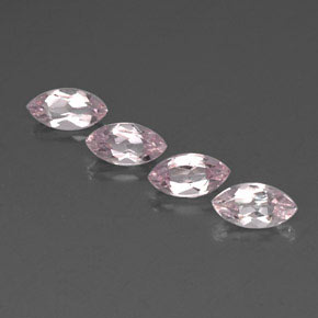 Gemas de morganita rosa natural de  ct, marquesa, VVS