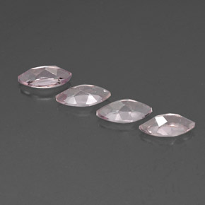 Gemas de morganita rosa natural de  ct, marquesa, VVS