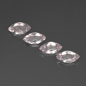 Gemas de morganita rosa natural de  ct, marquesa, VVS