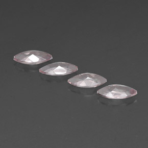 Gemas de morganita rosa natural de  ct, marquesa, VVS