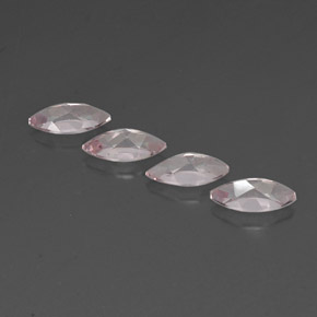 Gemas de Morganita Rosado claro natural de 2.12 ct, Marquesa, VVS