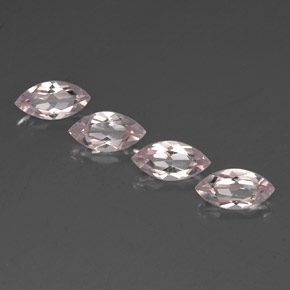 Gemas de morganita rosa natural de  ct, marquesa, VVS