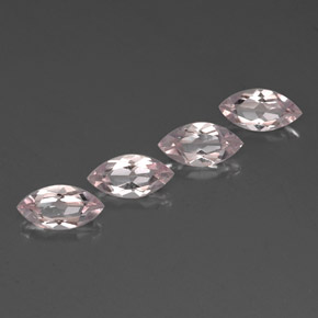 Gemas de morganita rosa natural de  ct, marquesa, VVS