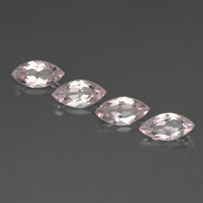 Gemas de morganita rosa natural de  ct, marquesa, VVS