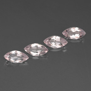 Gemas de morganita rosa natural de  ct, marquesa, VVS