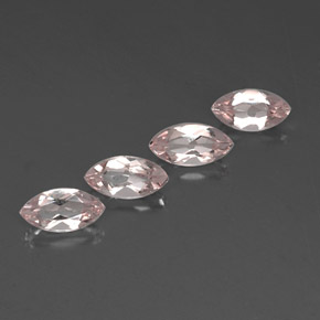 Gemas de morganita rosa natural de  ct, marquesa, VVS
