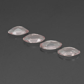 Gemas de morganita rosa natural de  ct, marquesa, VVS