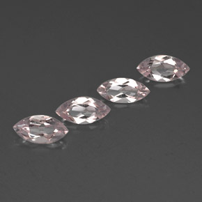 Gemas de morganita rosa natural de  ct, marquesa, VVS