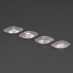 Gemas de morganita rosa natural de  ct, marquesa, VVS