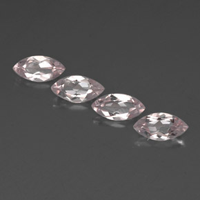 Gemas de morganita rosa natural de  ct, marquesa, VVS