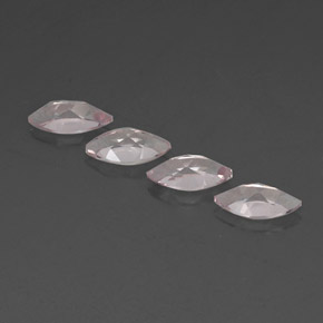 Gemas de Morganita Rosado claro natural de 2.06 ct, Marquesa, VVS