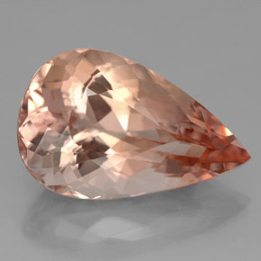 Morganita rosa natural de 8,51 ct, en forma de pera, VVS