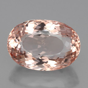 Morganita rosa natural de 5,70 ct, corte óvalo, VVS