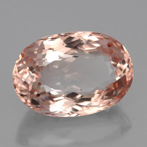 Morganita rosa natural de 5,70 ct, corte óvalo, VVS