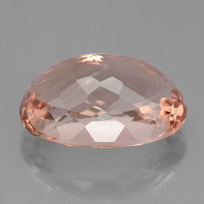 Morganita rosa natural de 5,70 ct, corte óvalo, VVS