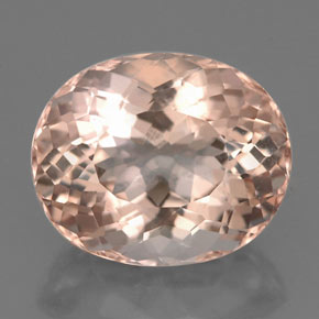Morganita rosa natural de 3,57 ct, corte óvalo, VVS-VS