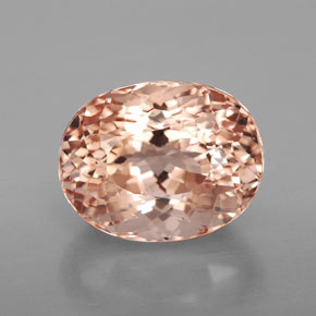 Morganita rosa natural de 6,34 ct, corte óvalo, VS