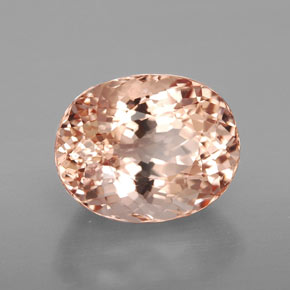 Morganita rosa natural de 6,34 ct, corte óvalo, VS