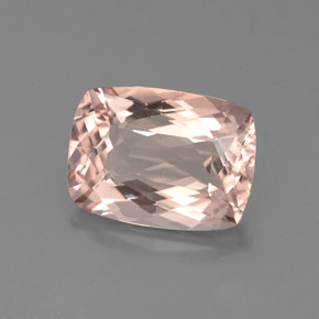 Morganita rosa natural de 2,97 ct, corte cojín, VS