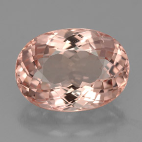 Morganita Salmón natural de 4.85 ct, Corte Óvalo, VVS