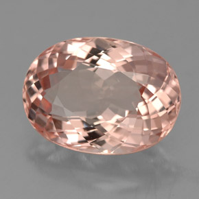 Morganita Salmón natural de 4.85 ct, Corte Óvalo, VVS