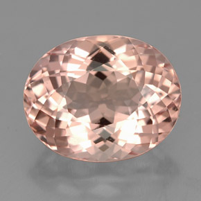 Morganita rosa natural de 4,24 ct, corte óvalo, VVS