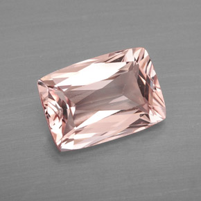 Morganita Rosado claro natural de 2.19 ct, Corte Baguette, VVS