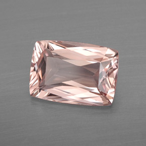 Morganita Rosado claro natural de 2.19 ct, Corte Baguette, VVS