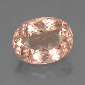 Morganita rosa natural de 4,64 ct, corte óvalo, VVS-VS