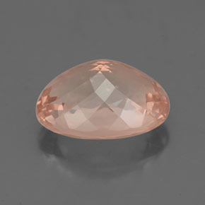 Morganita rosa natural de 3,37 ct, corte óvalo, VVS