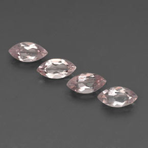 Gemas de morganita rosa natural de  ct, marquesa, VS