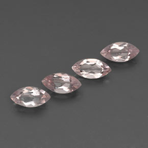 Gemas de morganita rosa natural de  ct, marquesa, VS