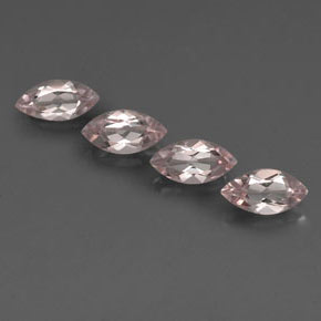 Gemas de morganita rosa natural de 2,03 ct, marquesa, VS