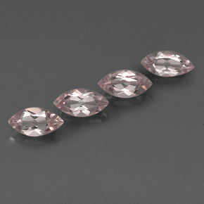 Gemas de morganita rosa natural de 2,03 ct, marquesa, VS