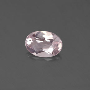 Morganita Rosado claro natural de 0.49 ct, Corte Óvalo, VVS-VS