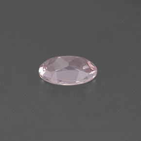 Morganita Rosado claro natural de 0.49 ct, Corte Óvalo, VVS-VS