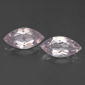 Gemas de morganita rosa natural de  ct, marquesa, VVS