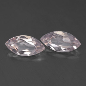 Gemas de morganita rosa natural de  ct, marquesa, VVS
